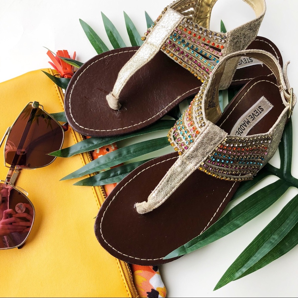 Steve Madden Multi Colored Sandals